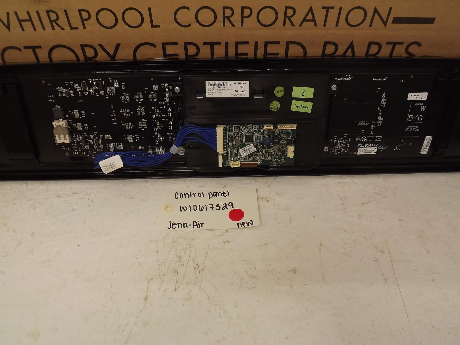 Jenn-Air Range W10617329 Control Panel New Jenn-Air Range W10617329 Control Panel New